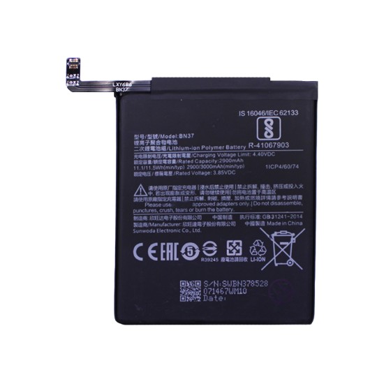 Battery Xiaomi Redmi 6/6A BN37